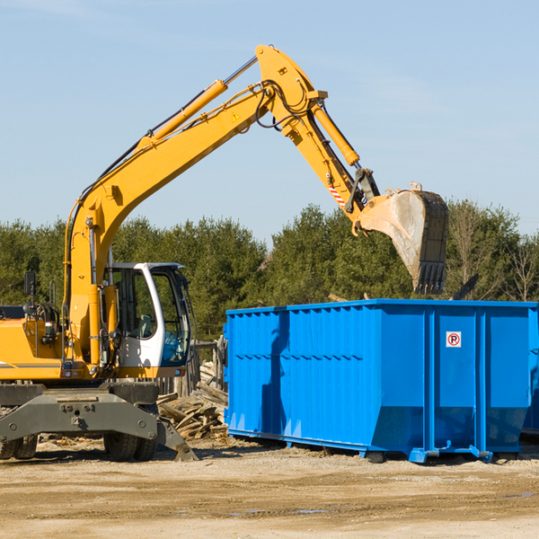 what happens if the residential dumpster is damaged or stolen during rental in Covington County